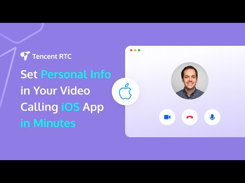 Build a User Info Setting Function in Your Video Chat iOS App