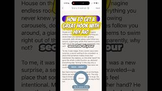 How to get a great hook with Hey Aio. #videoediting #aieditingtools #voiceover #videoeditingapp