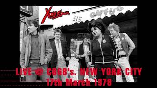X-Ray Spex (UK) Live @ CBGB's, NYC. March 17th 1978 (2025 Re-Rip. Classic UK PUNK LEGENDS !)