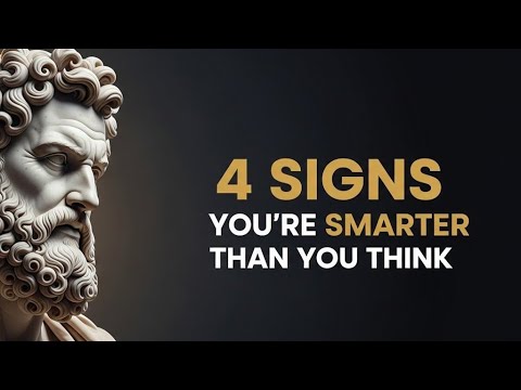 4 Signs of Silent Genius | #stoicsmith #stoicism 