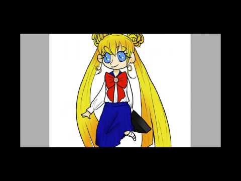 Free Sketch #3 Sailor Moon Chibi