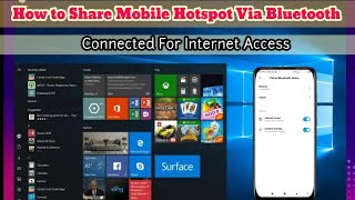 Fix WiFi Connected But No Internet Access Windows 10 | Share Hotspot On Windows 10 Via Bluetooth