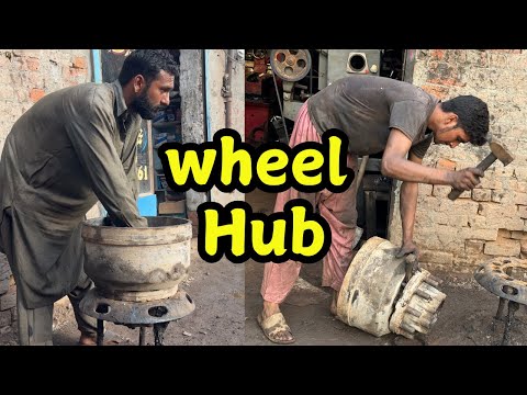 Restoration truck wheel hub | How to repair truck rear wheel hub #restoration #asmr