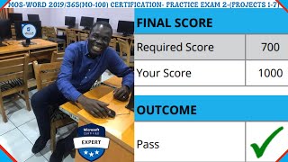 MOS Word 365 & 2019 Practice Exam 2 | Boost Your Certification Prep!