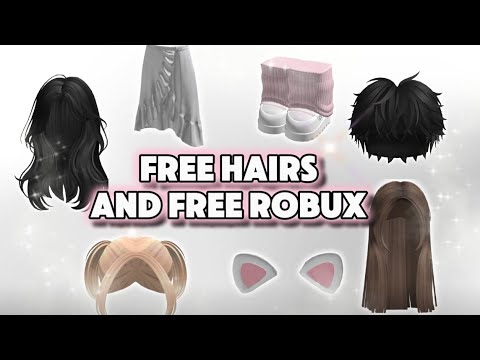 FREE HAIRS, FREE ROBUX AND FREE ITEMS! Roblox 2025 tutorial