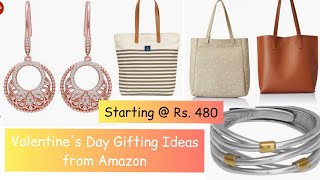 Valentine's day gift ideas from Amazon | Starting from Rs. 480 | GIVA Silver Jewellery, Bags,