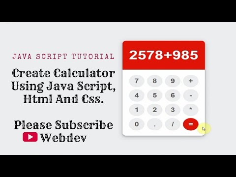 how to build a simple calculator using javascript |