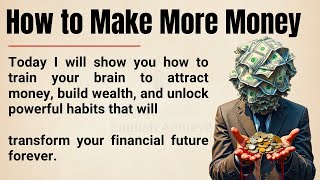 Train Your Brain to Make More Money 💰 || 12 Rules for Wealth Mindset & Success || Graded Reader ✅