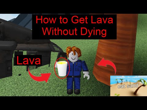 How to Get Lava Without Dying | eat sand