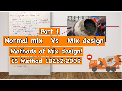 Nominal mix vs Design mix || Methods of mix design || part 1 || @civilogy_ce || #civilengineer