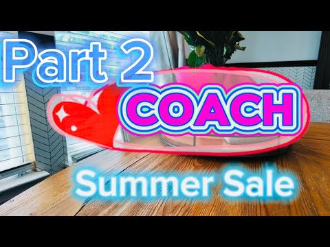 Part 2| Coach Summer Sale Unboxing #coach #denim #denimbag ##coachtabby #handbags #shopwithme