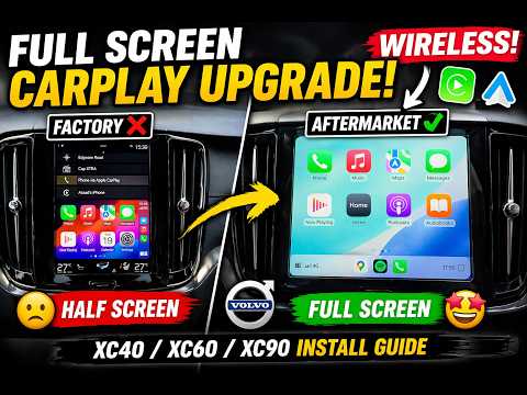 Full Screen Wireless Apple CarPlay & Android Auto on Volvo XC60 (2018-2023)(Carabc Module DIY Guide)