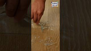 How to clean broken glass 🍷 #problemsolved #lifehacks #cleaning