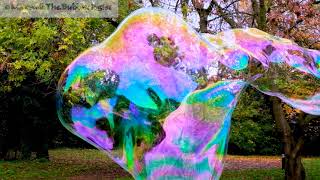 Slow motion Giant Bubbles  in 4K with professional Bubble Artist.