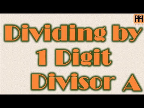Grade 5 Dividing by 1-Digit Divisor A