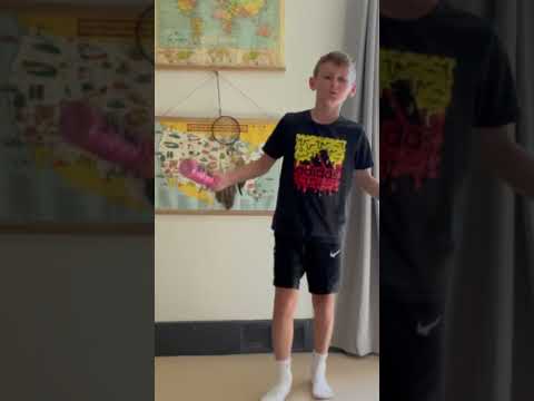 I made a behind the back bottle flip! #TwoDudes #Sports #bottleflip