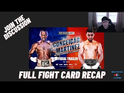 Robson Conceicao vs Xavier Martinez Post Fight Card Recap