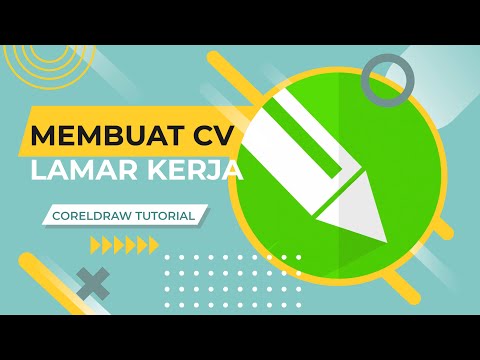 CARA MEMBUAT CV SEDERHANA DI CORELDRAW || Tutorial CorelDraw #2