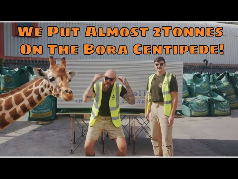 We Put Almost 2TONNES On The Bora Centipede Workbench