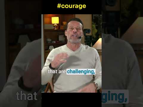 COURAGE mean stepping into THIS... 💯 | Tony Robbins #motivation #tonyrobbins