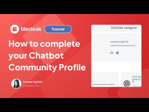 How to complete your Chatbot Community Profile