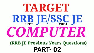 COMPUTER SCIENCE FOR ALL BRANCHES | RRB JE | PART-02 | STUDY NIKETAN |