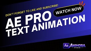Epic After Effects Text Animations | Animora Studio