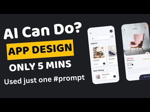Can AI Really Design an App in 5 Minutes? | 5 Mins. 1 Prompt. Full App