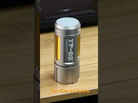 A Revolver… that charges your phone?! #powerbank #techgadgets #tools #games