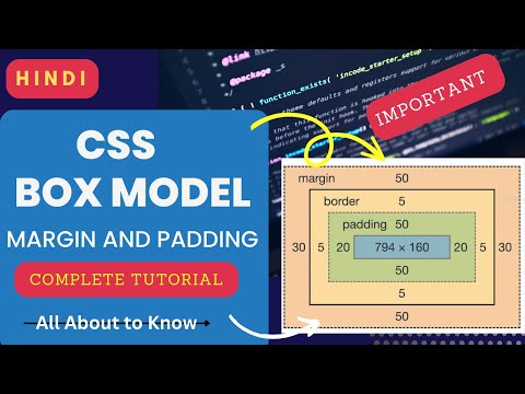 CSS  Box Model  in Hindi, Margin and Padding- All About to Know | Web Development  #boxmodel