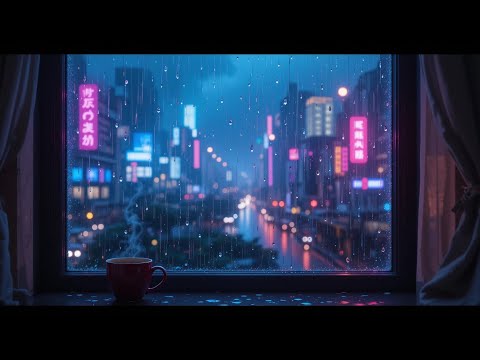 Rainy City Window – Relaxing Lofi Music for Study, Sleep & Focus | Nocturne Lofi