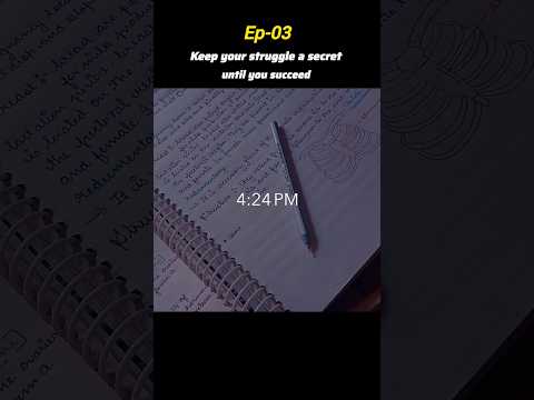 keep your struggles a secret, until you succeed 😊#motivation #viralvideo #shorts