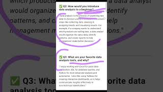 Tell me about your self interview questions answers Data analysis job #excel #dataanalysis #interv