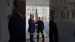 Ukrainian President Volodymyr Zelenskyy faced questioning at White House over attire #shorts