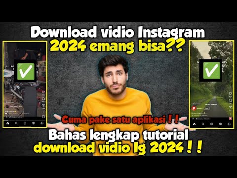 Cara download vidio/foto di Instagram 2024‼️cuma butuh satu aplikasii guys terbaru 2024‼️