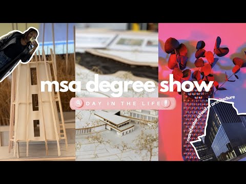 inside manchester's architecture grad show (amazing work)