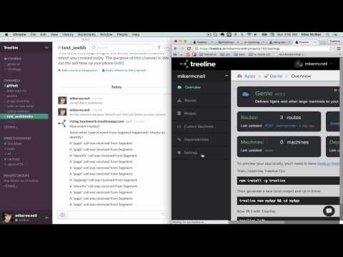 Segment WebHooks w/ Treeline
