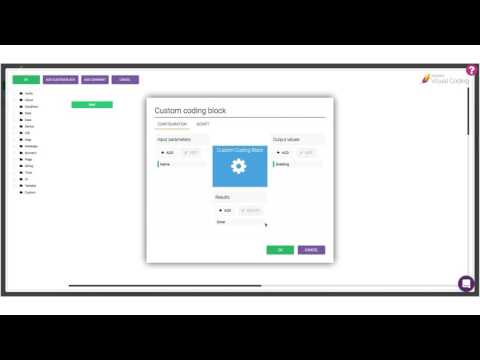 Creating A Custom Visual Coding Block - Aquro Tutorial