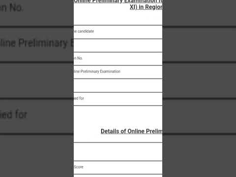 RRB PO SCORECARD 2022