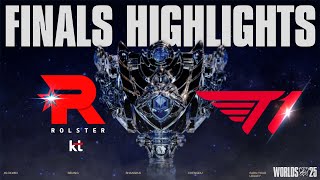 KT vs T1 매치 하이라이트 | 결승전 | 2025 월드 챔피언십