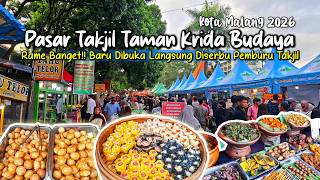 PASAR TAKJIL SUHAT MALANG 2026 || PASAR TAKJIL TAMAN KRIDA BUDAYA KOTA MALANG 2026