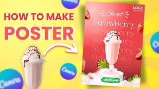How To Make Icecream Poster in canva | Design In Canva  In Phone | Canva Tutorial For Beginners