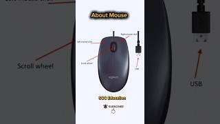 About Mouse parts 🖥️#computereducation #mouse #shorts
