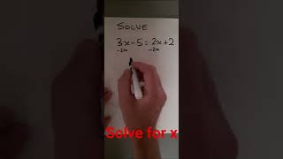 solve in 2 steps #maths #algebra #equations #algebratutorial #mathstricks #algebrahelp #mathshorts
