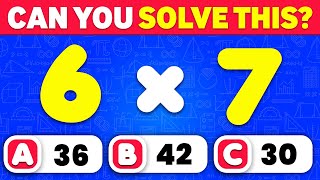 Math Quiz Challenge 2 🧮 | Even Harder Addition, Multiplication & Logic!