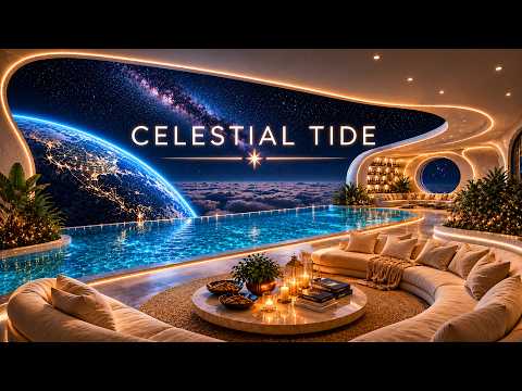 Celestial Tide [Orbital Lounge] Deep Space Ambient for Sleep & Focus (2 Hours) 4K