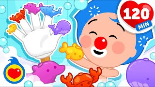 🛁 Finger Family Bath Time | Ocean Animals 🐠 🤚 + More Kids & Songs by Plim Plim - The Kindness Hero