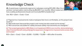 Daily Quiz ep72 Business Case for Safety December 17 2025 BCSP
