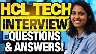 HCL Tech Interview Questions and Answers! (How to Pass an HCL Technologies Interview)