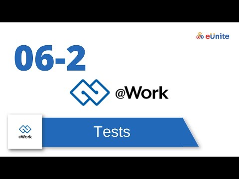 @Work App | Part 06-2: Creating Tests (Corporate Training)